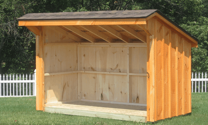 Wood Storage Shed