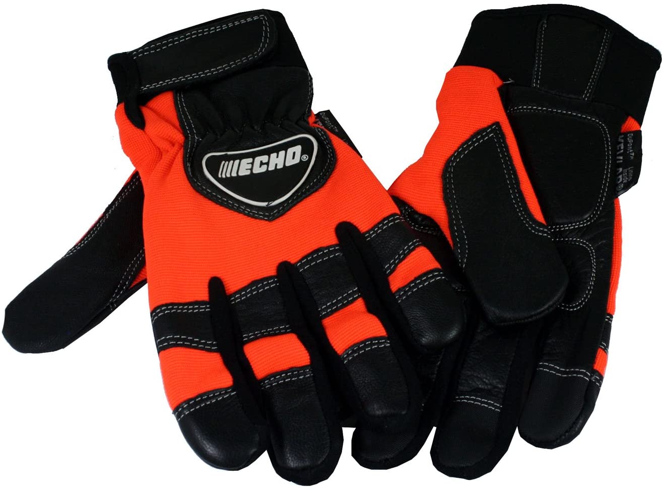 Echo 99988801601 Kevlar Reinforced Protective Chainsaw Gloves