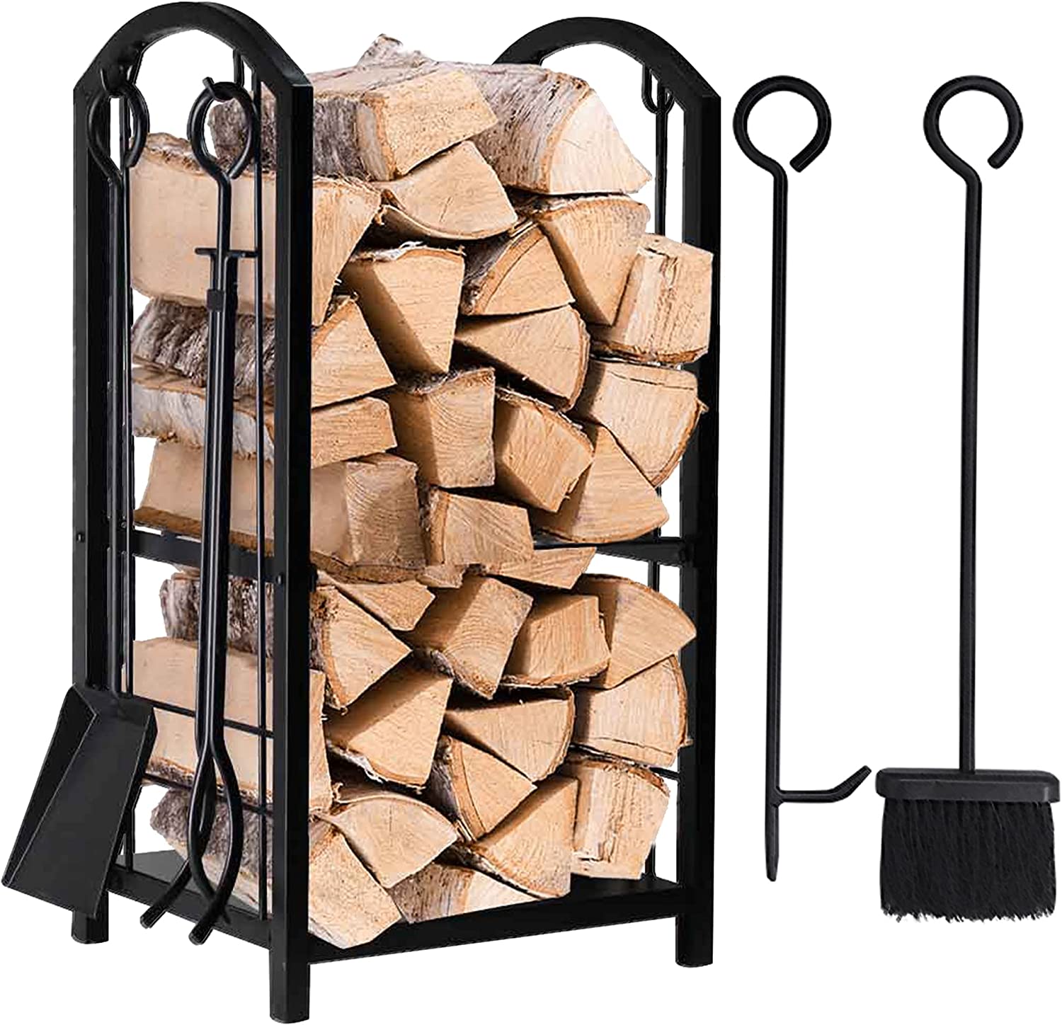 Amagabeli Firewood Rack