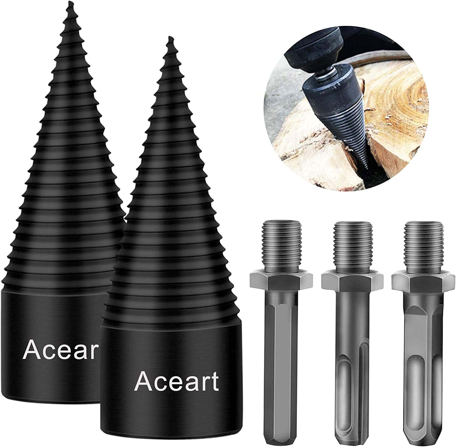 Aceart Firewood Log Drill Bit