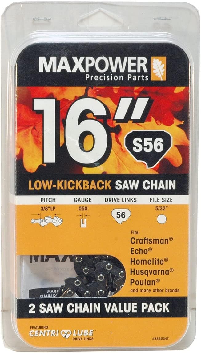 Maxpower 2 Pack Replacement Chains for 16 Inch Craftsman