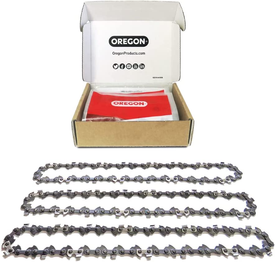 Oregon 3-Pack S56 AdvanceCut Chainsaw Chain for 16-Inch Bar -56 Drive Links