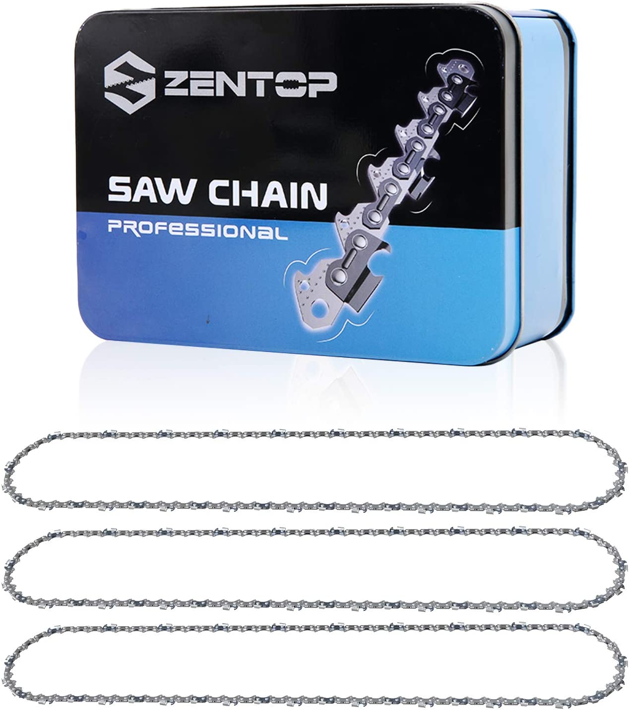 Zentop 16-Inch 3 Pack Chainsaw Chain