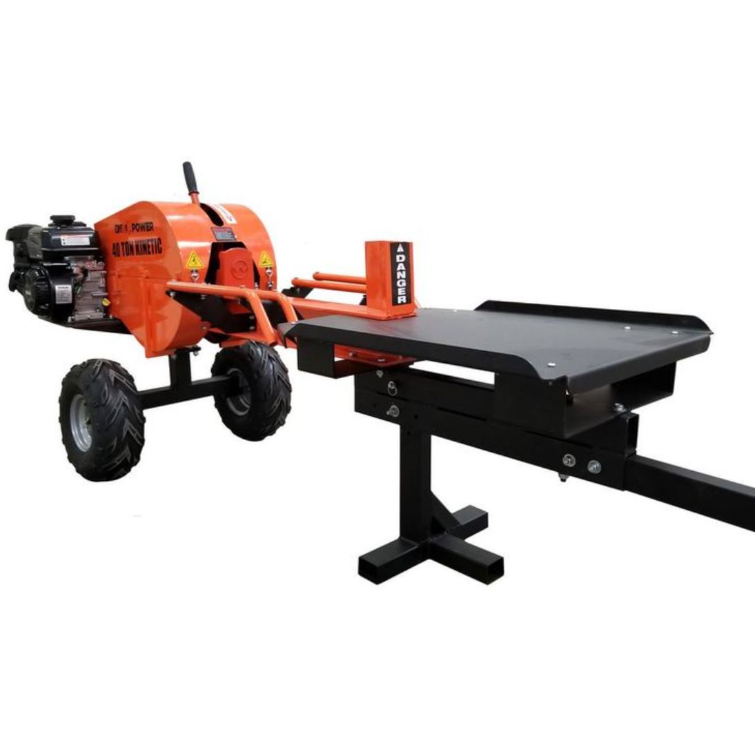 DK2 40-Ton 7 HP 208cc Certified Commercial Horizontal Kinetic Log Splitter