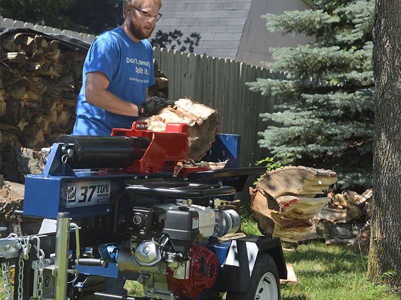 iron & oak log splitter