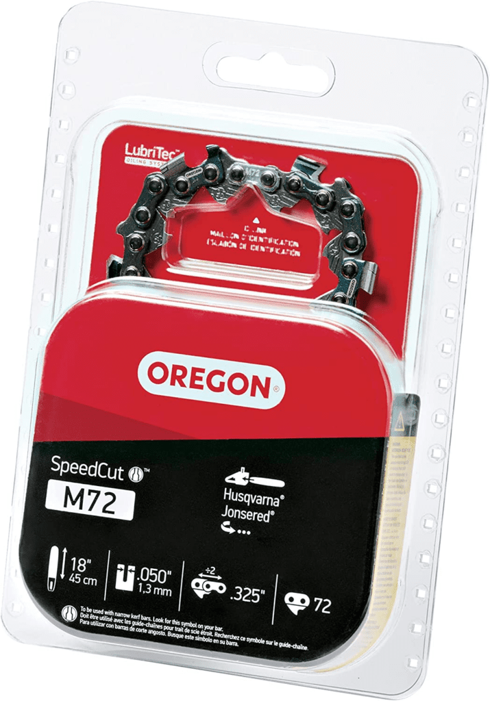 Oregon M72 SpeedCut Chainsaw Chain for 18-Inch Bar