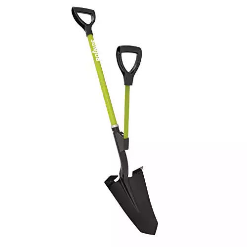 Snow Joe SJ-SHLV07 Strain-Reducing Spear Digging Garden Shovel | Amazon