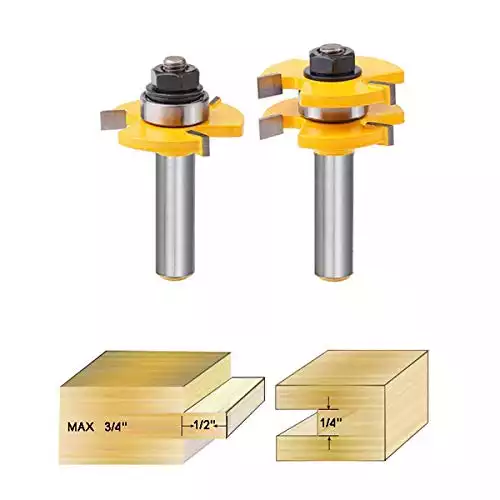 TLHOME Tongue and Groove Router Bits | Amazon